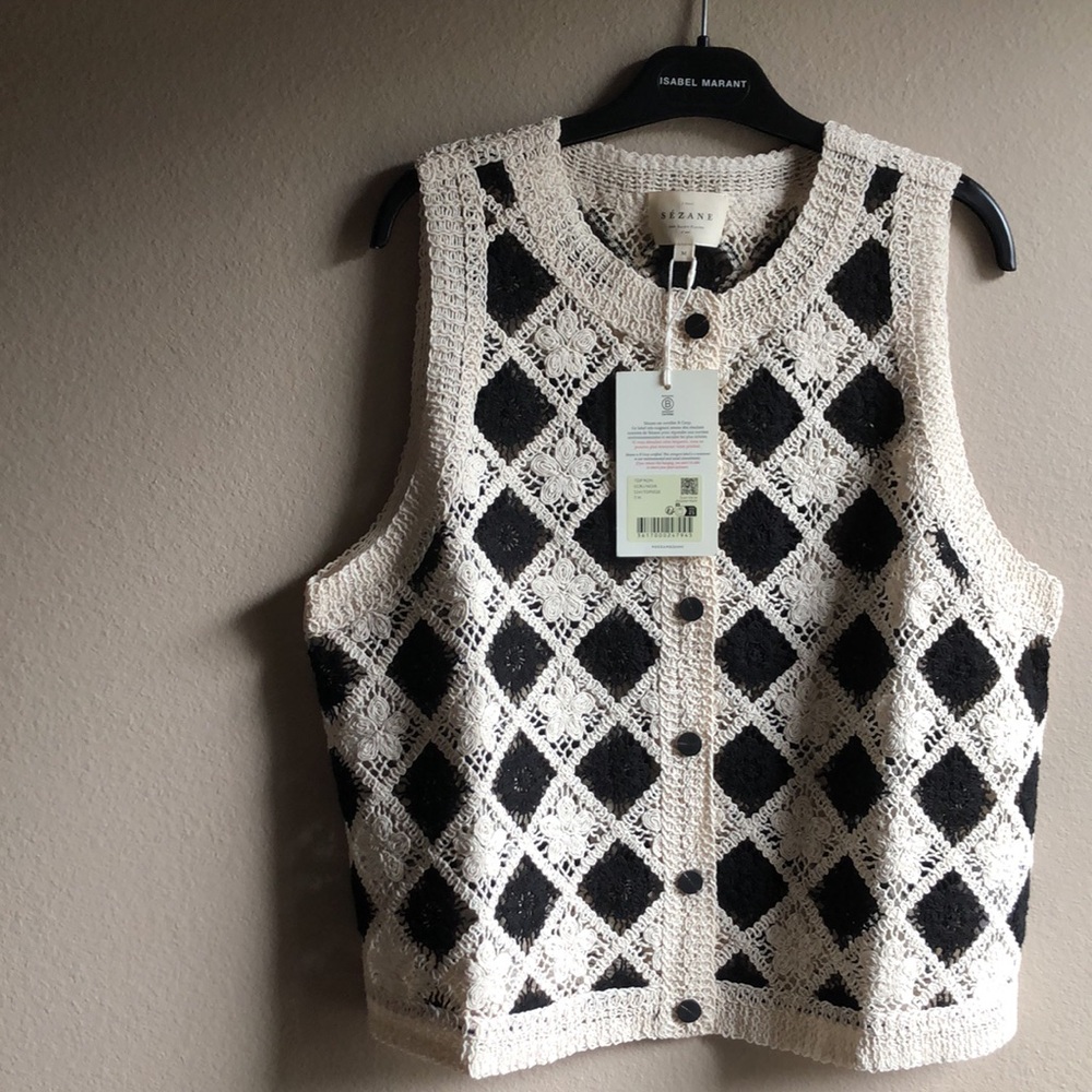 NWT Sezane ron top
